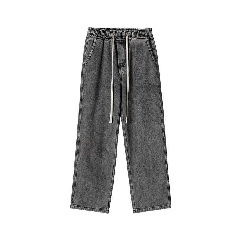 Unisex Classic Denim Jeans Loose Fit Daily Outdoor Wear - Image 1