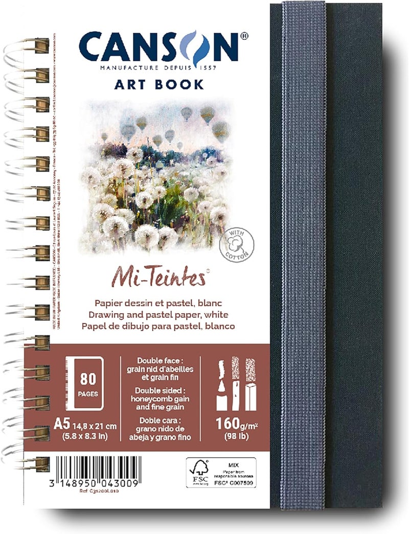 CANSON Art Book Drawing Notebook White - Image 1