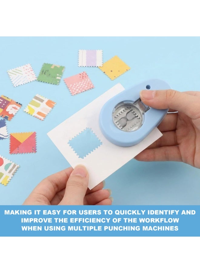 Portable Stamp Shaped Paper Punch for Crafts, Scrapbooking, and DIY Card Making - Image 2
