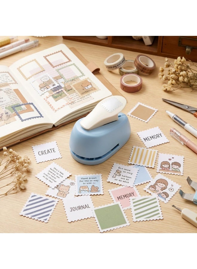 Portable Stamp Shaped Paper Punch for Crafts, Scrapbooking, and DIY Card Making - Image 5