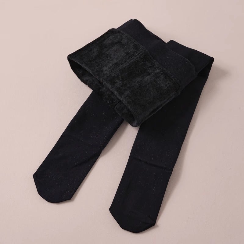 Factory Spring Autumn Winter Children'S Pantyhose Girls' Leggings Outer Wear Baby White Dance Socks Fleece-Lined Thickened - Image 1