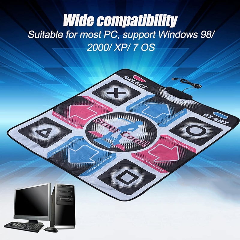 klarako Non-Slip TV Dance Mat DDR Dancing Pad Blanket for Microsoft Xbox 360 Game for Windows XP/ 7 / 10 OS with USB Interface - Image 5