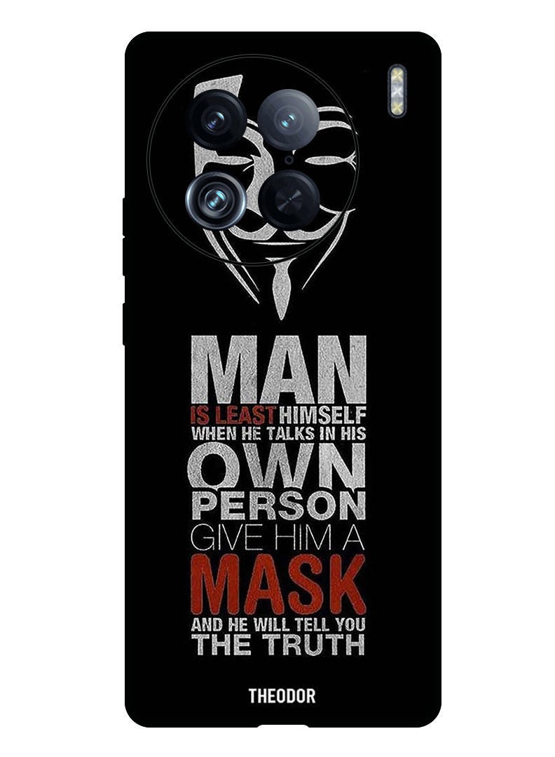 Theodor Protective Case Anti Scratch Shock Proof Bumper Cover For Vivo X90 Pro Man - Image 1