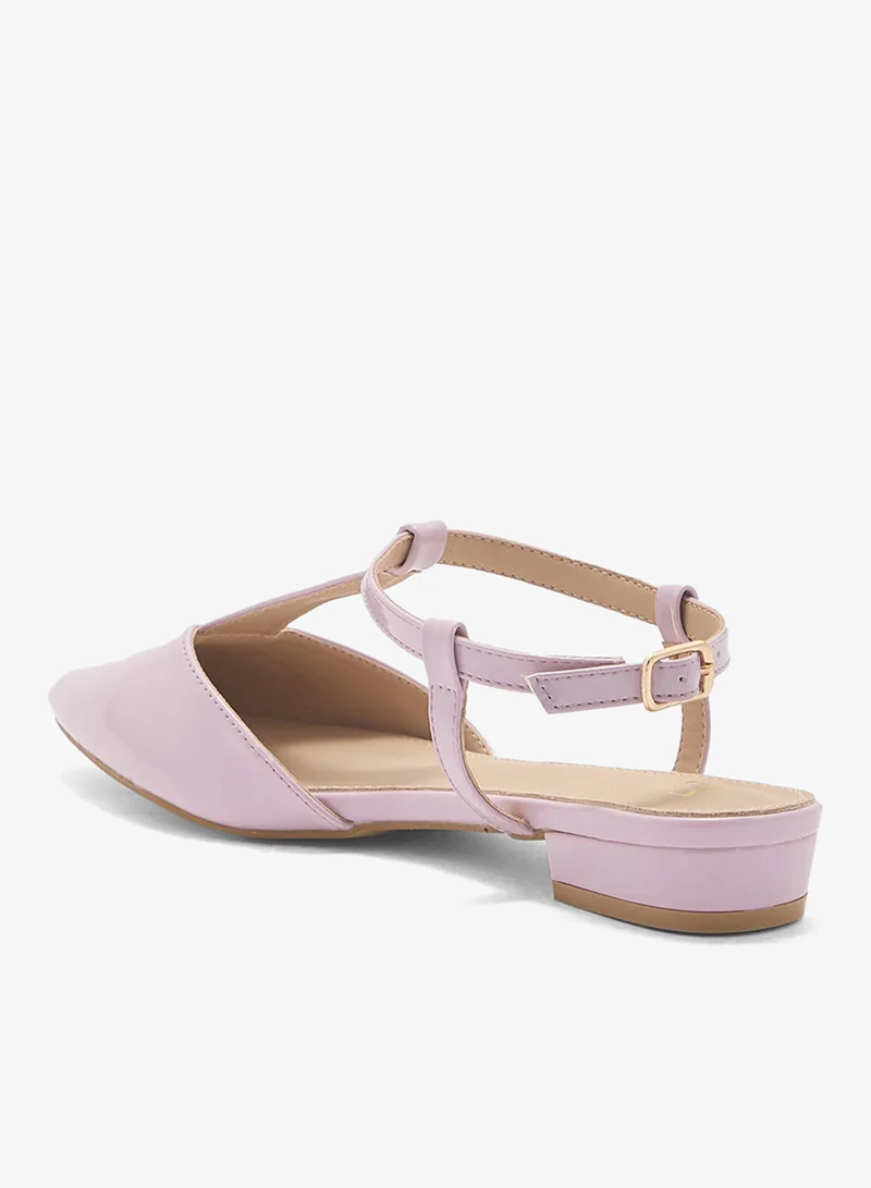 Ella Pink Pointed Toe Flat Shoes for Women | Best Price UAE