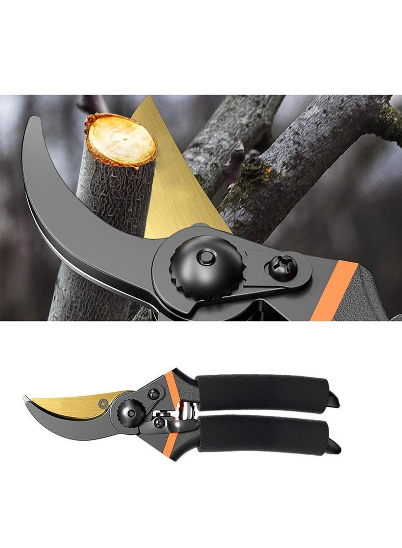 Garden Pruning Shears, 22cm/8.66in Hand Gardening Cutter with SK5 alloy steel Blade, for Pruning and Cutting Flowers or Branches, Professional Garden Scissors, Ergonomic Handles Garden Pruner - Image 1