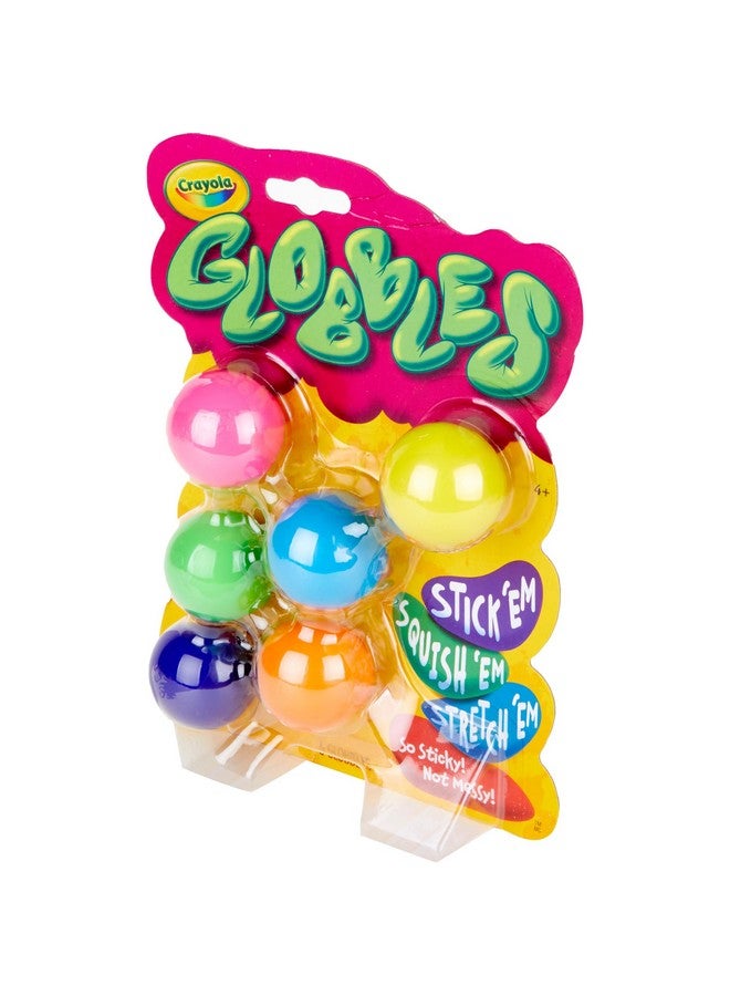 Crayola Globbles Fidget Toy (6Ct) Sticky Fidget Balls Squish Gift For Kids Sensory Toys Ages 4 5 6 7 8 - Image 5