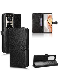 erorex For Ulefone Note 17 Pro Honeycomb Dot Texture Leather Phone Case(Black) 