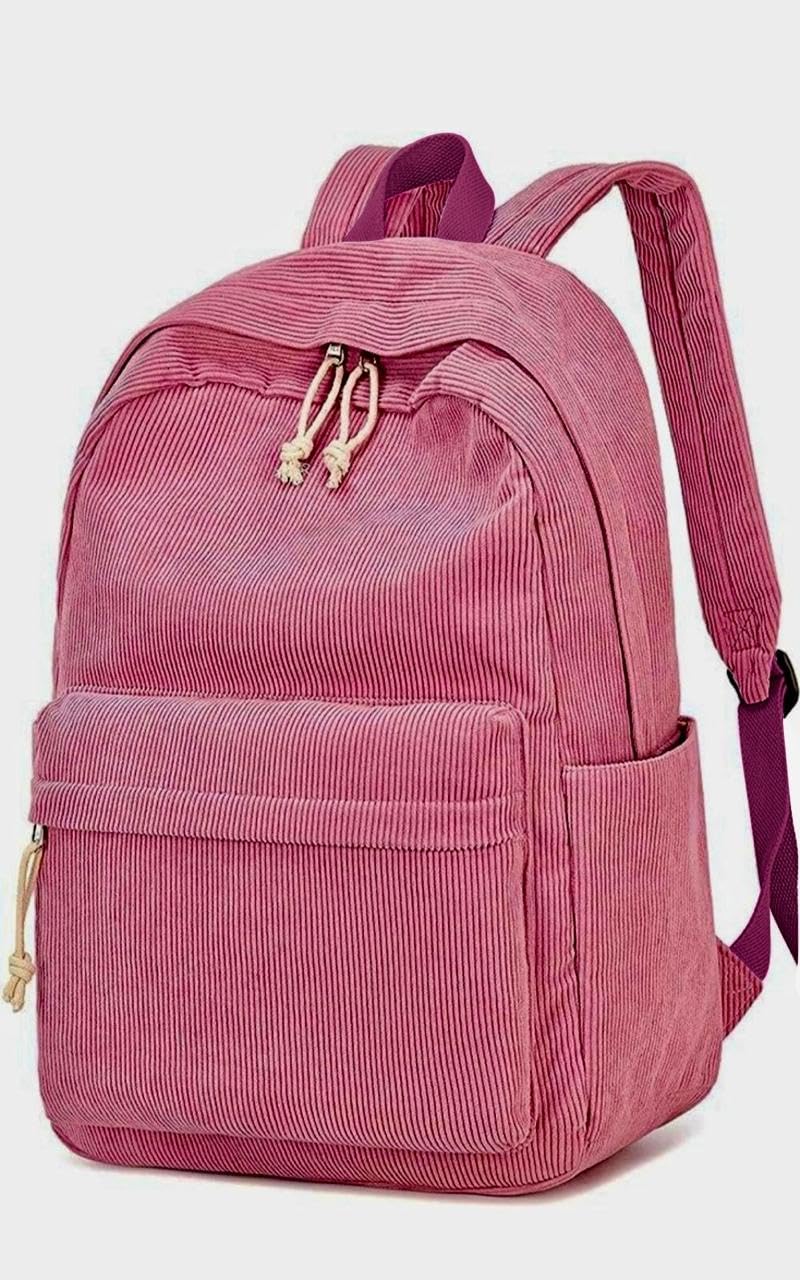 Santic حقائب ظهر للنساء/الرجال أنيقة وعصرية وعادية لحقائب الكلية، حقيبة مصممة للمدرسة/الكلية/النزهة للنساء والفتيات - Image 2