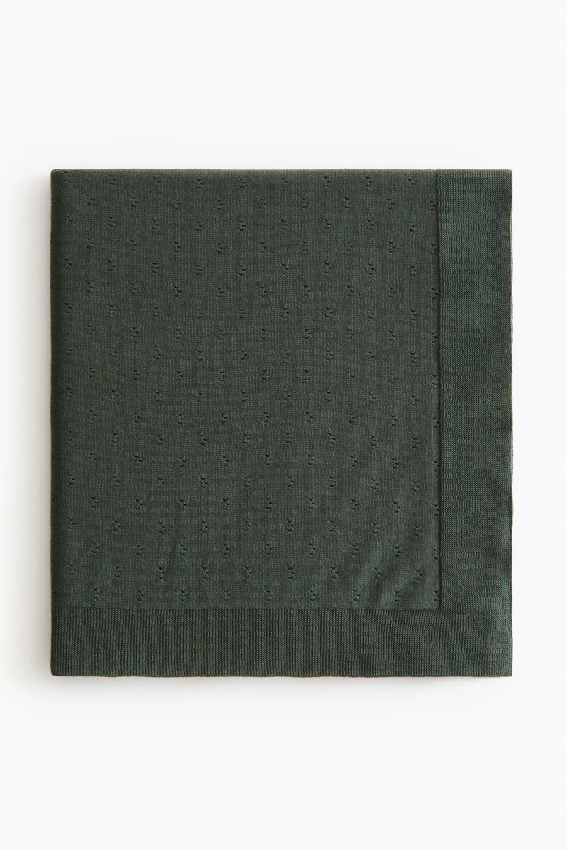 H&M Cotton pointelle baby blanket