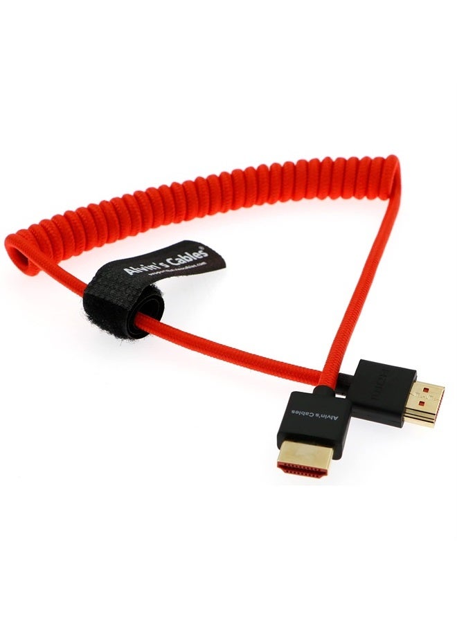 Alvin's Cables كابل HDMI مضفر ملتف 2.1 بدقة 8K لتسجيل Atomos Ninja-V 4K-60P من Z-CAM لكاميرا Canon-C70، وكاميرا Sony A7S3، A9، A74 (من 18 إلى 28 بوصة) - Image 5