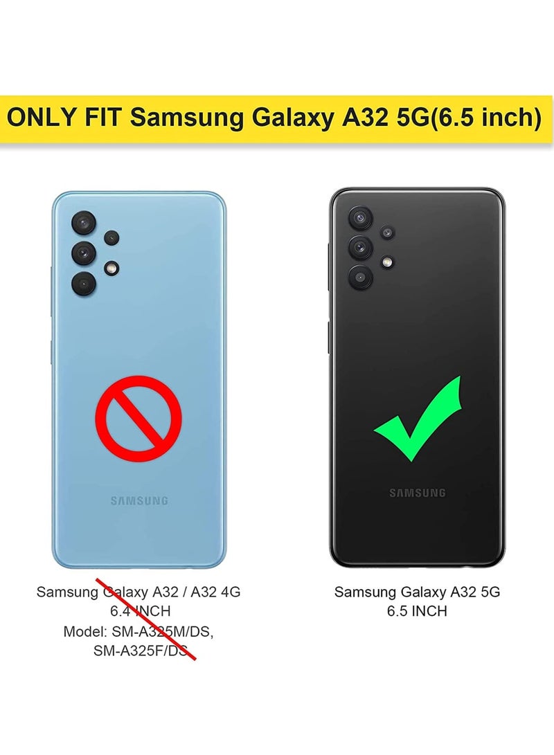 كاست ويف جراب لهاتف Samsung A32 5g شفاف شفاف مع زوايا معززة من مادة TPU ممتص للصدمات غطاء خلية مرن لهاتف Galaxy 6.4 بوصة - Image 4
