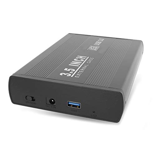 axGear 3.5 Inch SATA Hard Drive Enclosure USB 3.0 High Speed External Case - Image 2