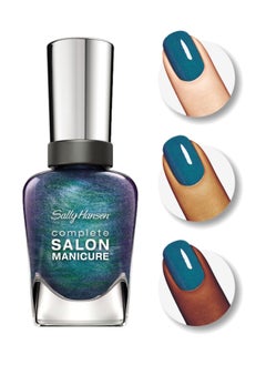 Sally Hansen مانيكير صالون كامل باللونين الأسود والأزرق  - Image 4