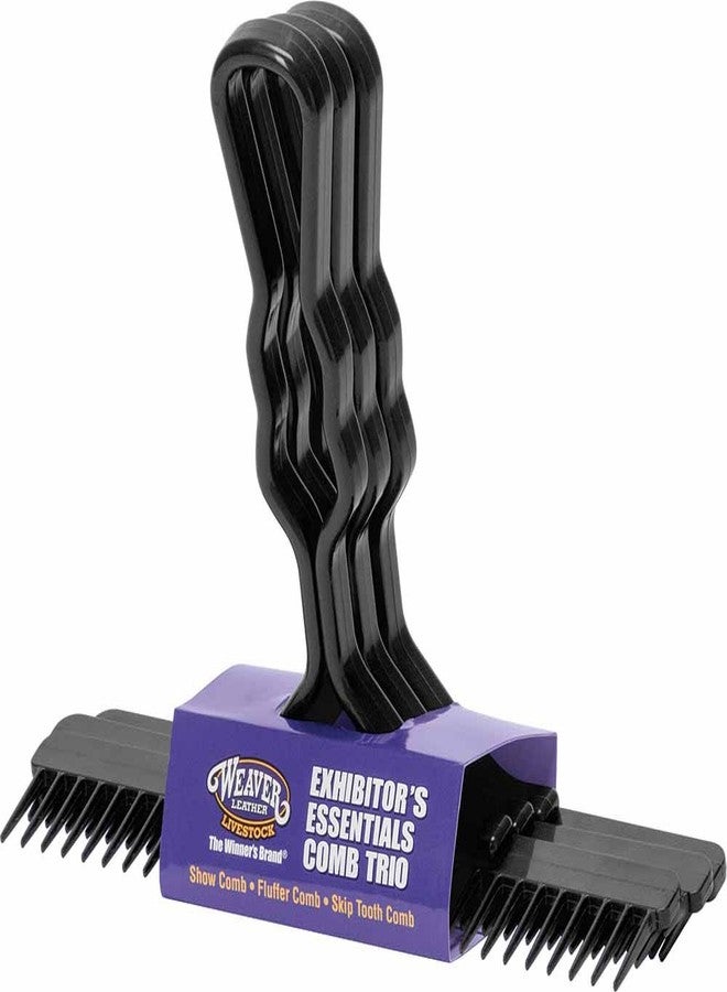 مجموعة أمشاط ويفر ليذر الأساسية للعارضين، أسود، 69-6075