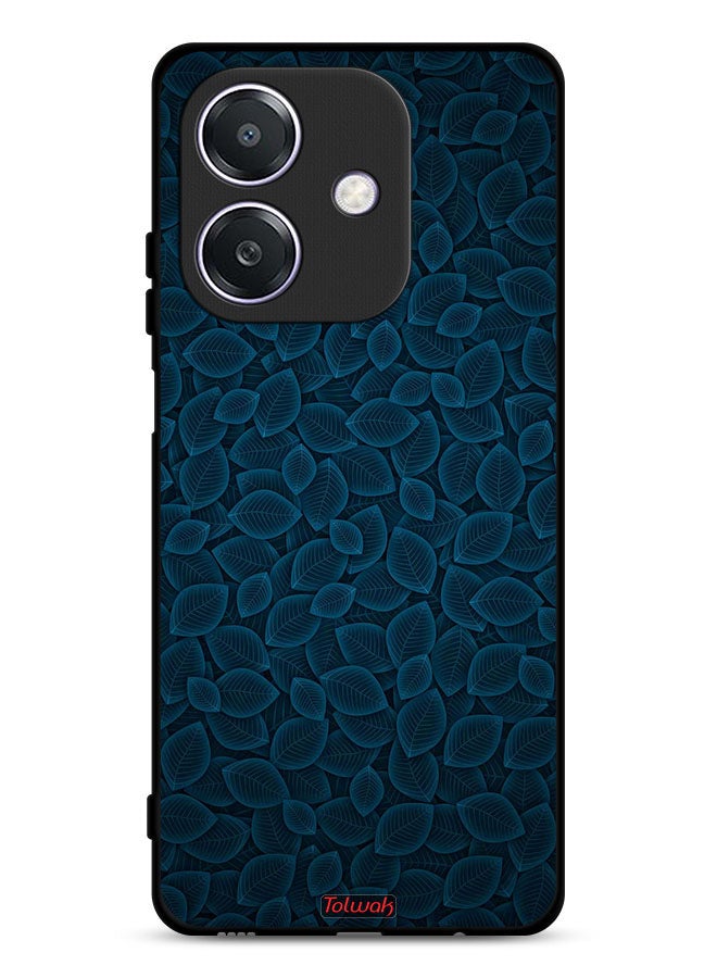 Tolwak Oppo A3 5G Protective Case Cover Digital Art Leaves Pattern - Image 1