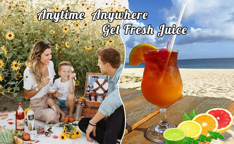 Migecon Citrus Juicer, Electric Orange Juice Squeezer with Powerful Motor and USB Charging Cable, Juicer Extractor, Lime Juicer, Suitable for Orange, Citrus, Apple, Grapefruit and Pear. - Image 5