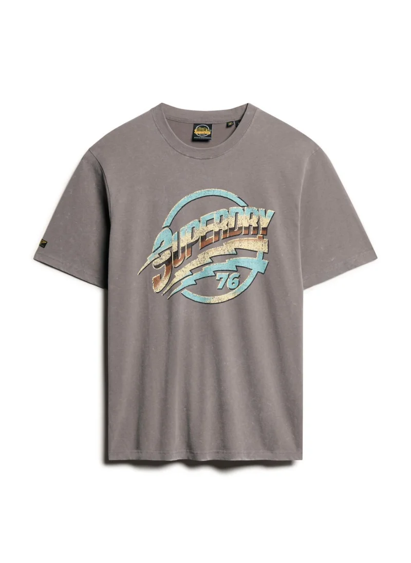 سوبر دراي 70S Rock Graphic Band T Shirt
