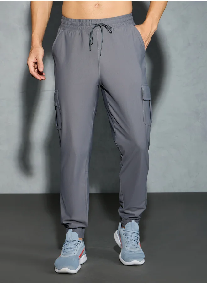 تكنوسبورت Technosport Solid 4-Way Stretch Cargo Pants