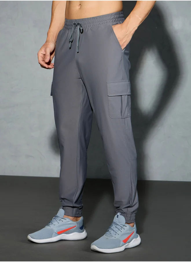 تكنوسبورت Technosport Solid 4-Way Stretch Cargo Pants