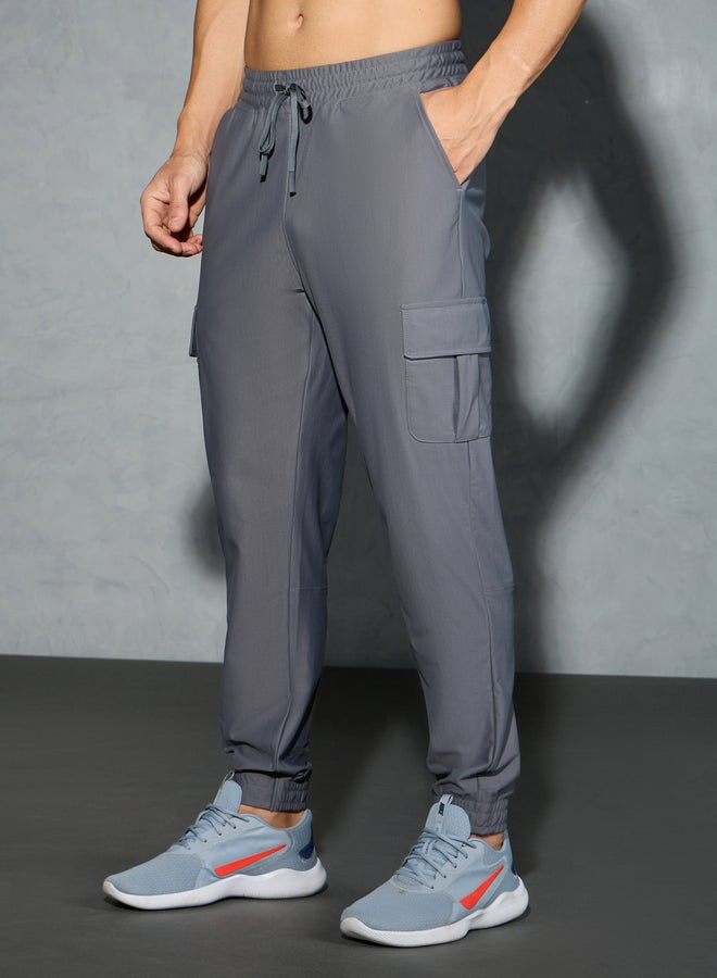 Technosport Technosport Solid 4-Way Stretch Cargo Pants  - Image 2