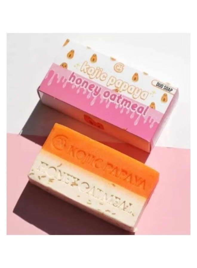 G21 Kojic Papaya Honey Oatmeal DUO Soap Golden Dust Kojic Soap Whitening Soap