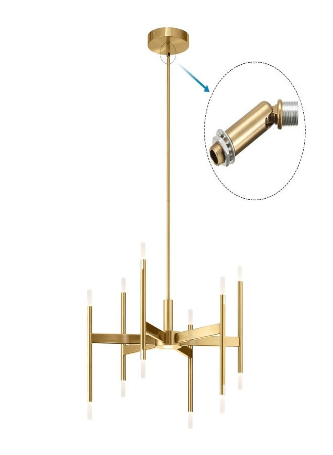 ميكسينيتي محول سقف مائل دوار من ميكانيكسي، بخيط M10 وM12، لثريا معلقة، لون برونزي ذهبي - Image 5