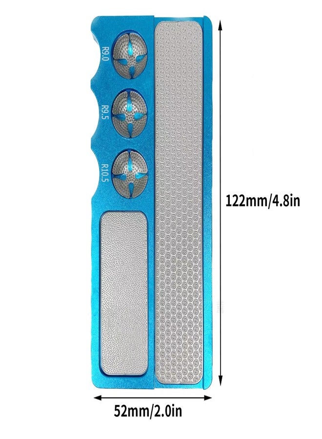 Terizger Billiard Pool Cue Stick Tip Shaper Aluminum Multifunction Burnisher Repair Tool Accessory for Snooker (Blue) - Image 2
