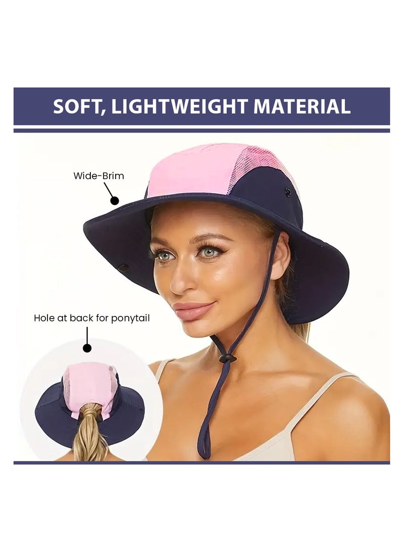 NENOUSH Bucket Hat For Women-Adult Bucket Hat-Sun Protection Hat-Perfect For Beach -Pool-Travel-Hiking And Camping  - Image 4