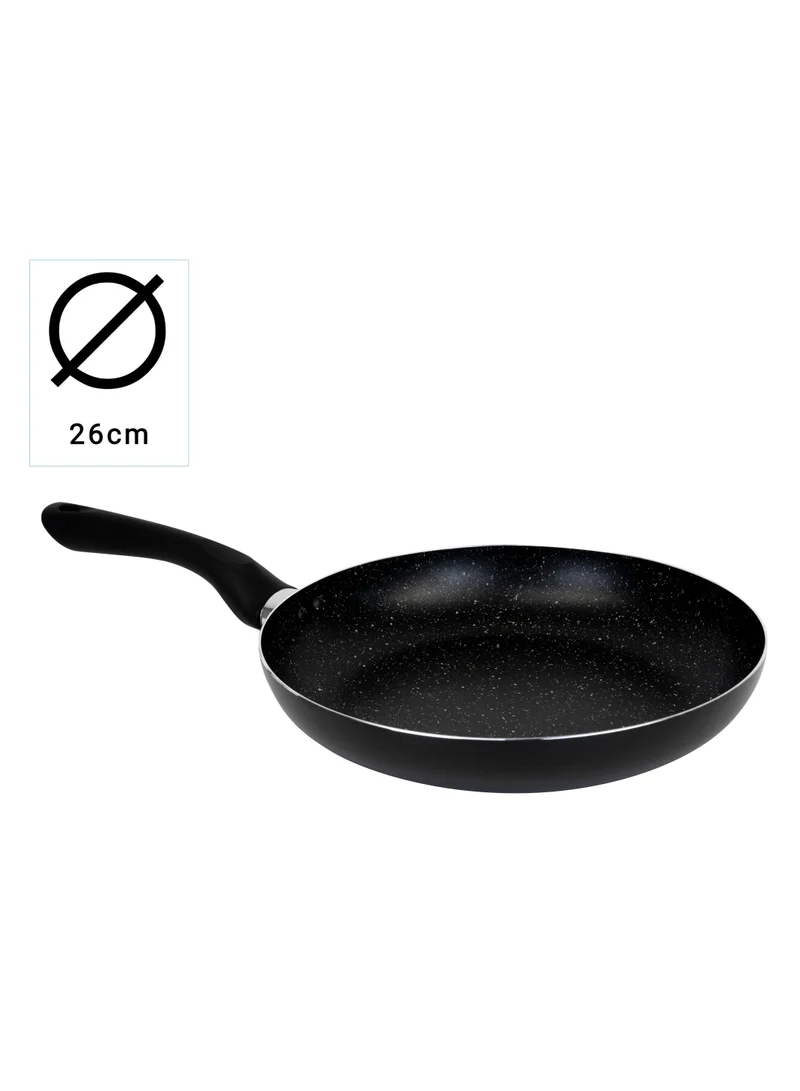 Wilson Wilson Fry Pan with Durable Marble Coating, Induction Safe Non-Stick Frying/Sauté Pan, Aluminium Construction Induction Bottom – Skillet Pan - 26CM