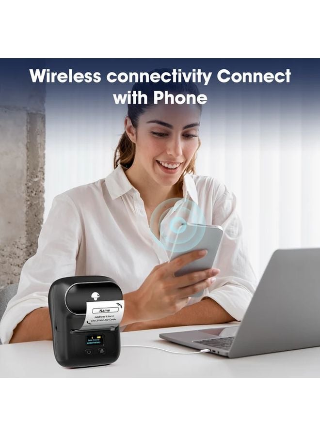 Pink Phomemo M110 Wireless Portable Thermal Label Printer For Small Business - Image 4
