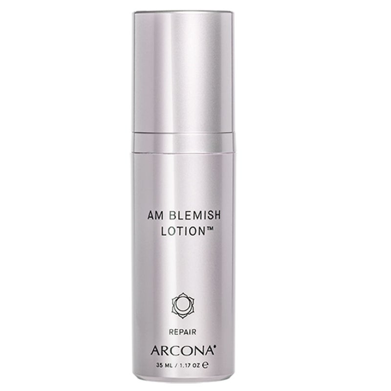ARCONA AM Blemish Lotion - 3% Salicylic, 2% Lactic Acids, Tea Tree Extract, Witch Hazel, Jojoba Seed Oil - Non Irritating, Hydrating 1.17 fl oz. Made In The USA - Image 1