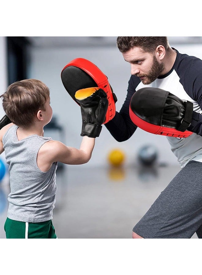 زي سي إم - هابي قفازات ملاكمة للأطفال، قفازات ملاكمة احترافية للشباب مع شبكة مسامية وجلد بولي يوريثان متين، تصميم لهب أحمر، مثالية لحقيبة اللكم، الكيك بوكسينغ، الملاكمة التايلاندية وفنون القتال المختلطة - Image 5