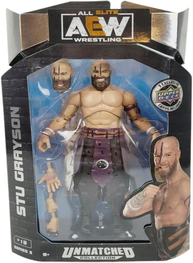 AEW Unmatched Unrivaled Luminaries Collection Wrestling Action Figure (Choose Wrestler) (STU Grayson) - Image 1