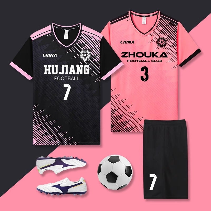 Football Uniform Suit For Men, Youth, Game Training Team Uniform, Adult, Kids, Women, Quick-Drying Football Jersey With Printed Numbers - Image 2
