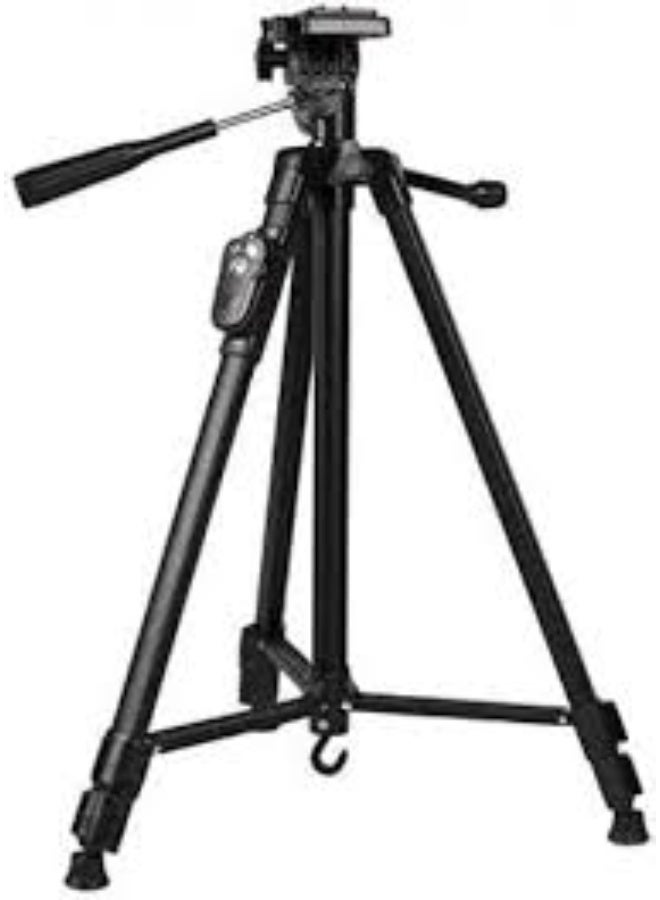 Professional Tripod 3388 with Adjustable Height for Smartphones & Cameras - Image 2