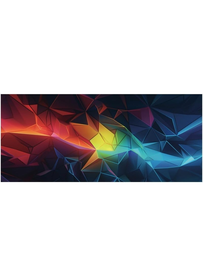 Gaming Laptop Mouse Pad Gaming Mouse Pad Big Desk Pads PC Keyboard Non-Slip 800 * 300 * 3mm Thicker Supper Rubber Table Mat Mouse Pads Edges Design for mouse and keyboard,gaming home and working office - Image 5