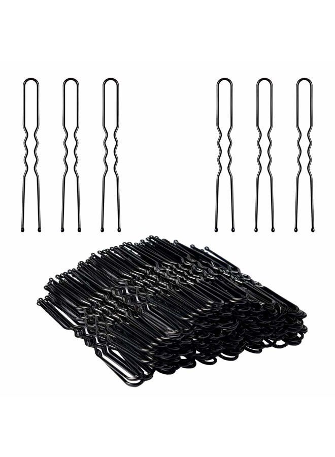 IKOCO U Shaped Hair Pins, 80pcs of Bun Hair Pins for Women Girls with Storage Box(2.4 Inch) - Image 1