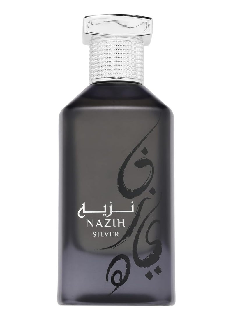 Athoor al Alam - Nazih Silver - Eau de Parfum - By Athoor Al Alam - Perfume For Men, 100ml - Image 1