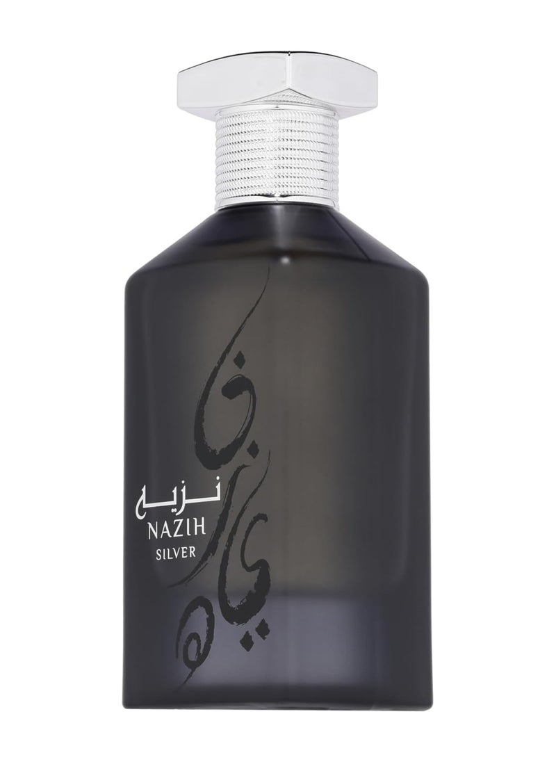 Athoor al Alam - Nazih Silver - Eau de Parfum - By Athoor Al Alam - Perfume For Men, 100ml - Image 1