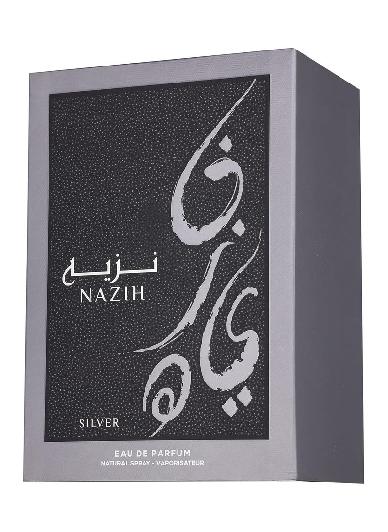 Athoor al Alam - Nazih Silver - Eau de Parfum - By Athoor Al Alam - Perfume For Men, 100ml - Image 1