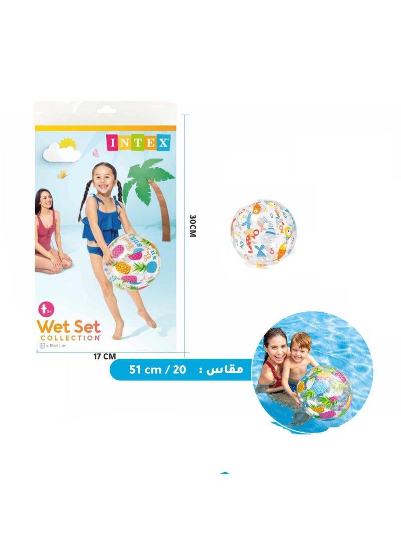 INTEX - Lively Print Balls Assorted Color - Image 1