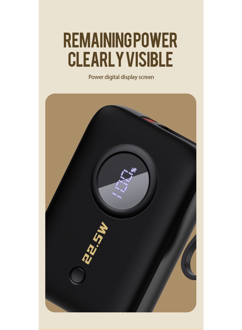 DUDAO K14-B 22.5W PD 10000MAH باور بانك - أسود - Image 2