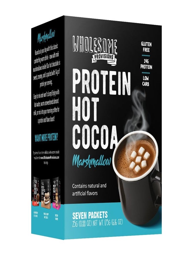 Protein Hot Chocolate Keto Hot Chocolate Mix Low Carb Hot Cocoa 15G Protein 2G Net Carbs Low In Sugar Instant Hot Coco 7 Individual Macro Controlled Packages Marshmallow 1 Pack