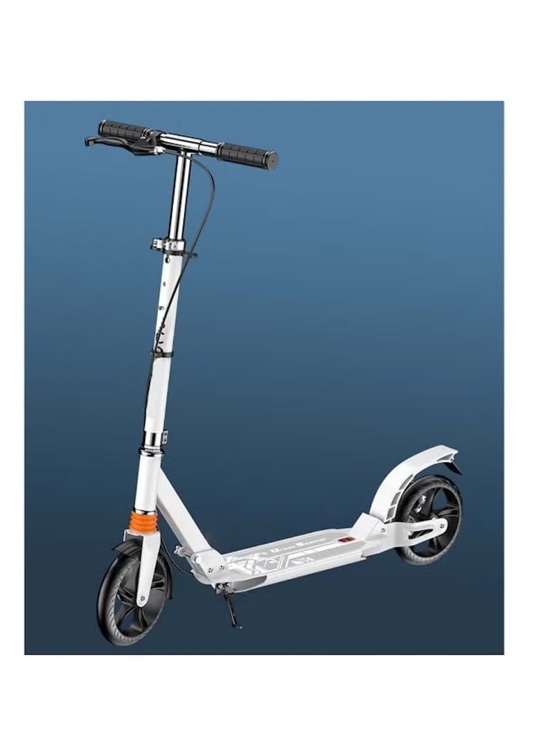 ROHAN WINGS Adjustable & Foldable Adult Kick Scooter – 200mm Big Wheels | Dual Suspension | Lightweight Aluminum - Image 2