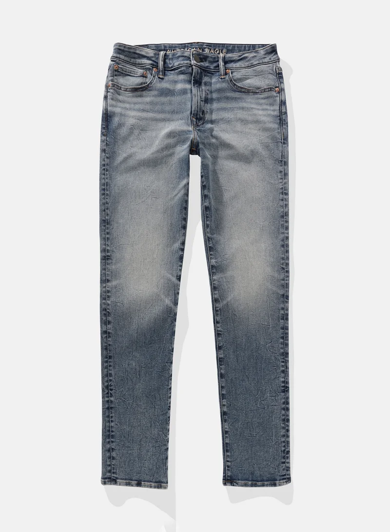 American Eagle Airflex+ Mid Wash Silm Jeans
