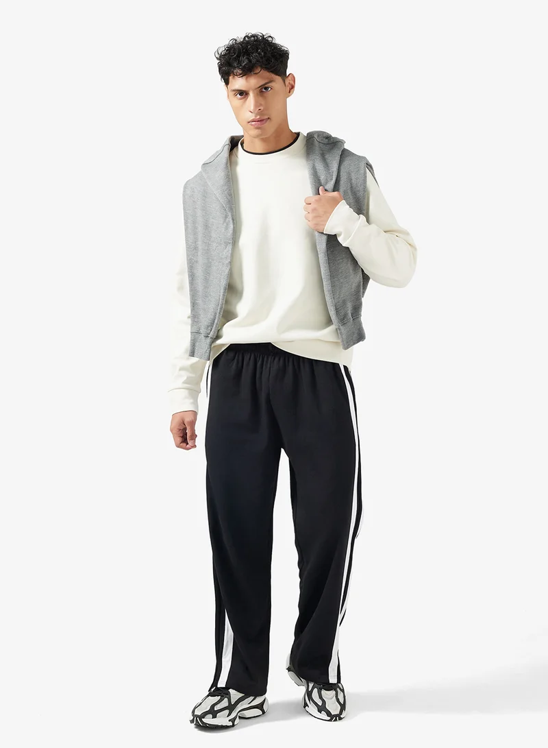 Seventy Five Basics Slit Hem Double Panel Oversized Joggers