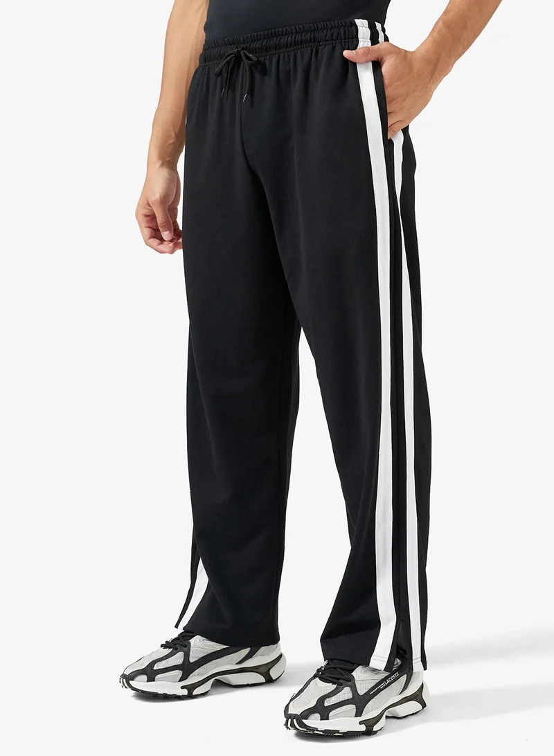 Seventy Five Basics Slit Hem Double Panel Oversized Joggers