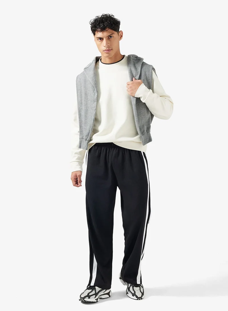 Seventy Five Basics Slit Hem Double Panel Oversized Joggers