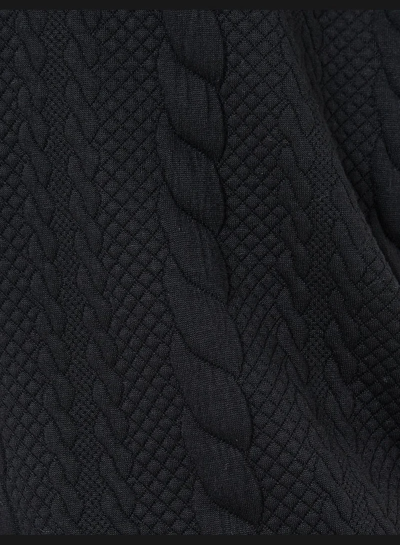 كوتون Patterned Drawstring Jogger Sweatpants