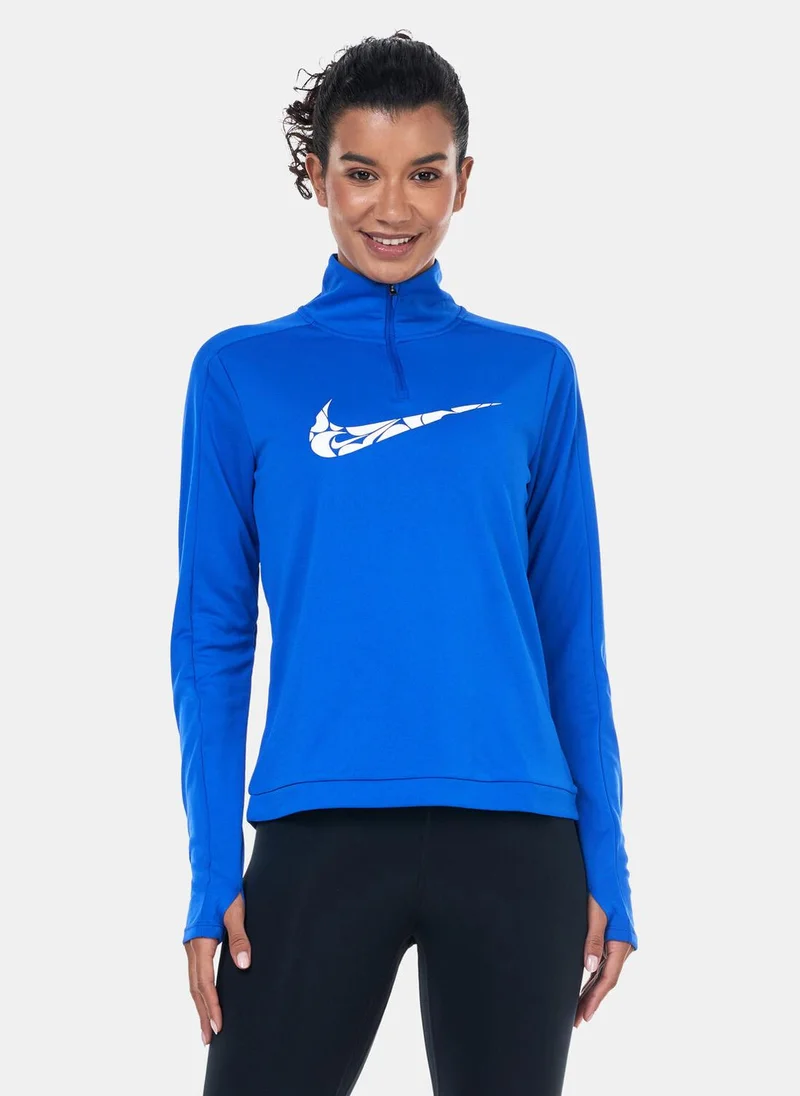 Nike Women's Swoosh Dri-FIT 1/4-Zip Mid Layer